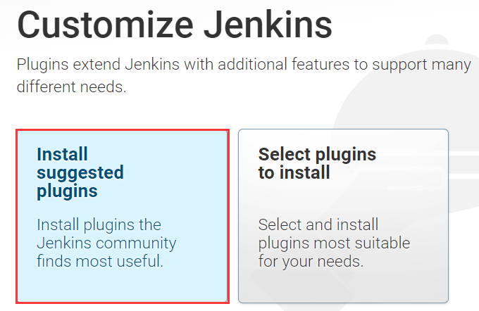 Jenkins Install suggested plugins